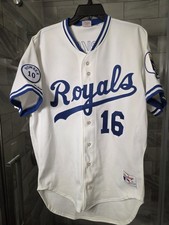 BO JACKSON 1987 KANSAS CITY ROYALS RAWLINGS HOME AUTHENTIC JERSEY SIZE 46