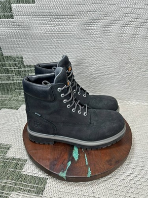 #ad Timberland Pro Boots Mens Size 13 Wide Direct Attach Soft Toe Work Black Nubuck $51.99