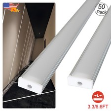 2M U Shape Silver Led Aluminum Channel Durable Anti-Glare For Led Strip Lights