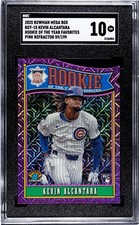 2025 Bowman - Rookie of the Year Favorites Kevin Alcantara #ROY-15 Pink Mojo...