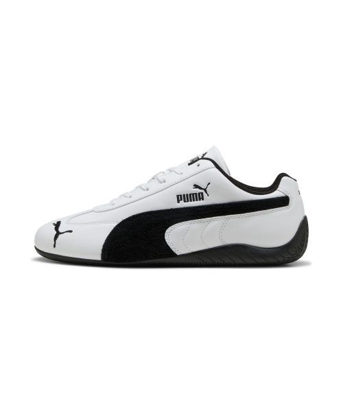 Puma 0255 ブラック×ホワイト PUMA Unisex Speedcat Leather - White/Black 403175-01 Expeditedship