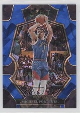 2022 Panini Select Premier Level Blue Cracked Ice Prizm Michael Porter Jr 1o8k