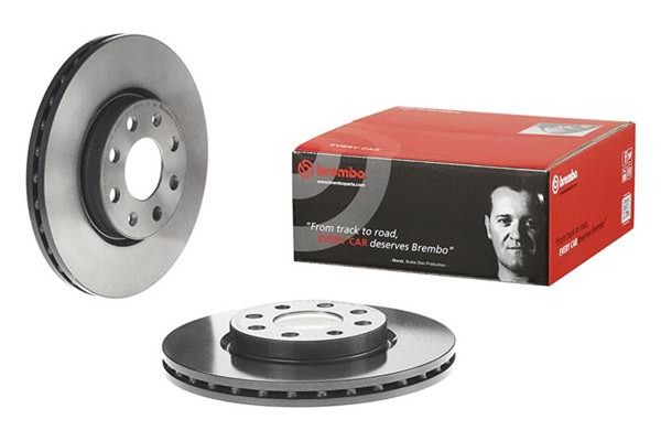 2X Brembo Bremsscheibe Prime Line - UV Coated 09.5843.31 FüR Corsa Opel Fiat EVO-image