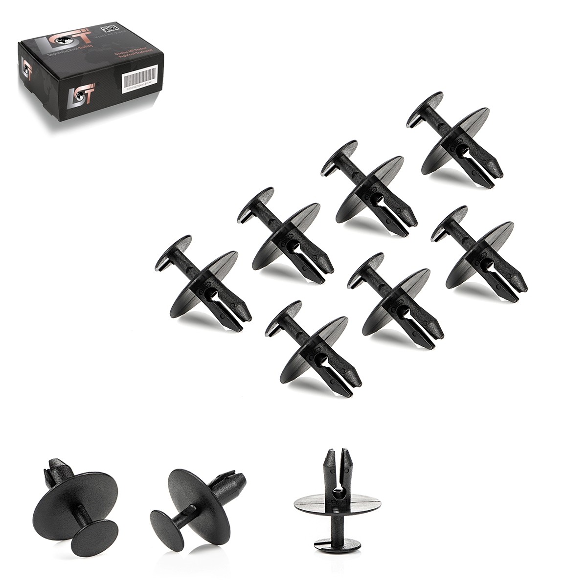 10X For Citroen Fiat Lancia Peugeot Fender Wheel Arch Clips