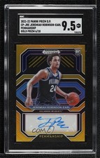 2021 Prizm Draft Picks Gold 6/10 Jeremiah Robinson-Earl SGC 9.5 Mint+ Auto 10ag