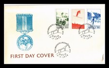 Dr Jim Stamps Norway 1979 Ski Competitions Centenary 3v Set First Day Cover