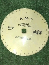 A. M .C Engine Timing Disc