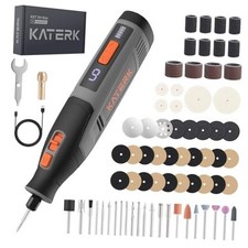 Cordless Rotary Tool, 4000mAh Battery, 6-Speed, 28000RPM, Rotary Tool Kit Gray