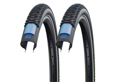 2x Schwalbe Marathon E-Plus 47-622 Drahtreifen Smart DualGuard 28x1.75 Mantel