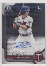 2022 Bowman Draft Chrome Draft Pick Auto Tanner Schobel #CDA-TSL Auto 14sd