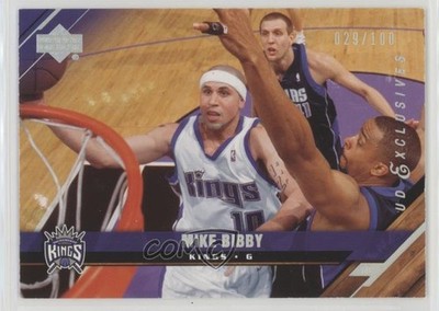 2005-06 Upper Deck Silver UD Exclusives /100 Mike Bibby #161 05u8