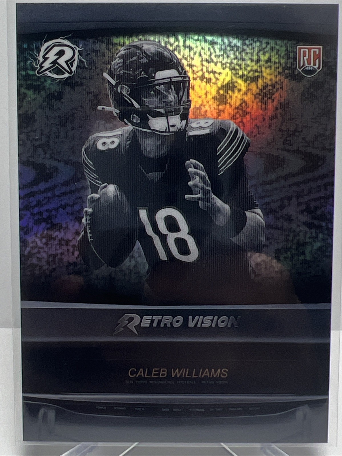 2024 Topps Resurgence CALEB WILLIAMS RC RETRO VISION Case Hit SSP - Bears