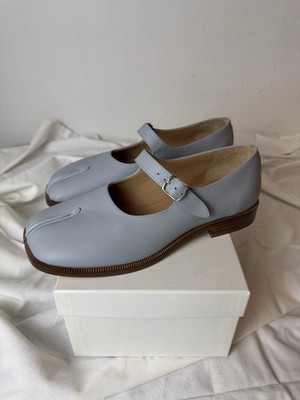Maison Margiela Tabi Mary Janes Chasseurs - Hellblau / Braun 41