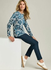 Women Ex Store Jegging Comfort Waist Pull On  Blue  Denim Jeans RRP £25