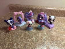 McDonald's Littlest Pet Shop Hasbro Happy Meal Toys Lot of 7 Figures 2012 2014