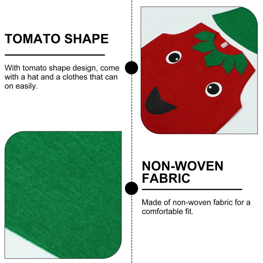 VETEMENTS Abbigliamento Pomodoro Bambini Stage Performance Costumi Bambini Frutta Verdura Kit