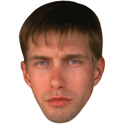 Stephen Baldwin (Young) Big Head. Larger than life mask.