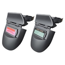 Casco de soldadura oscurecimiento automático soldadura protector facial ligero visualización de equipos