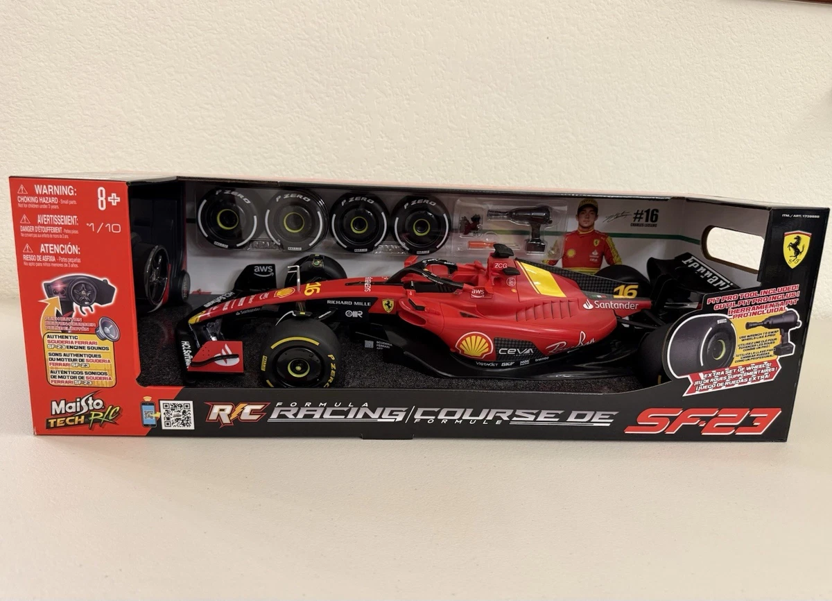Ferrari F1カー 1/10スケール Maisto Tech Ferrari SF-23 Charles Leclerc #16 1 10 Scale F1 RC Car