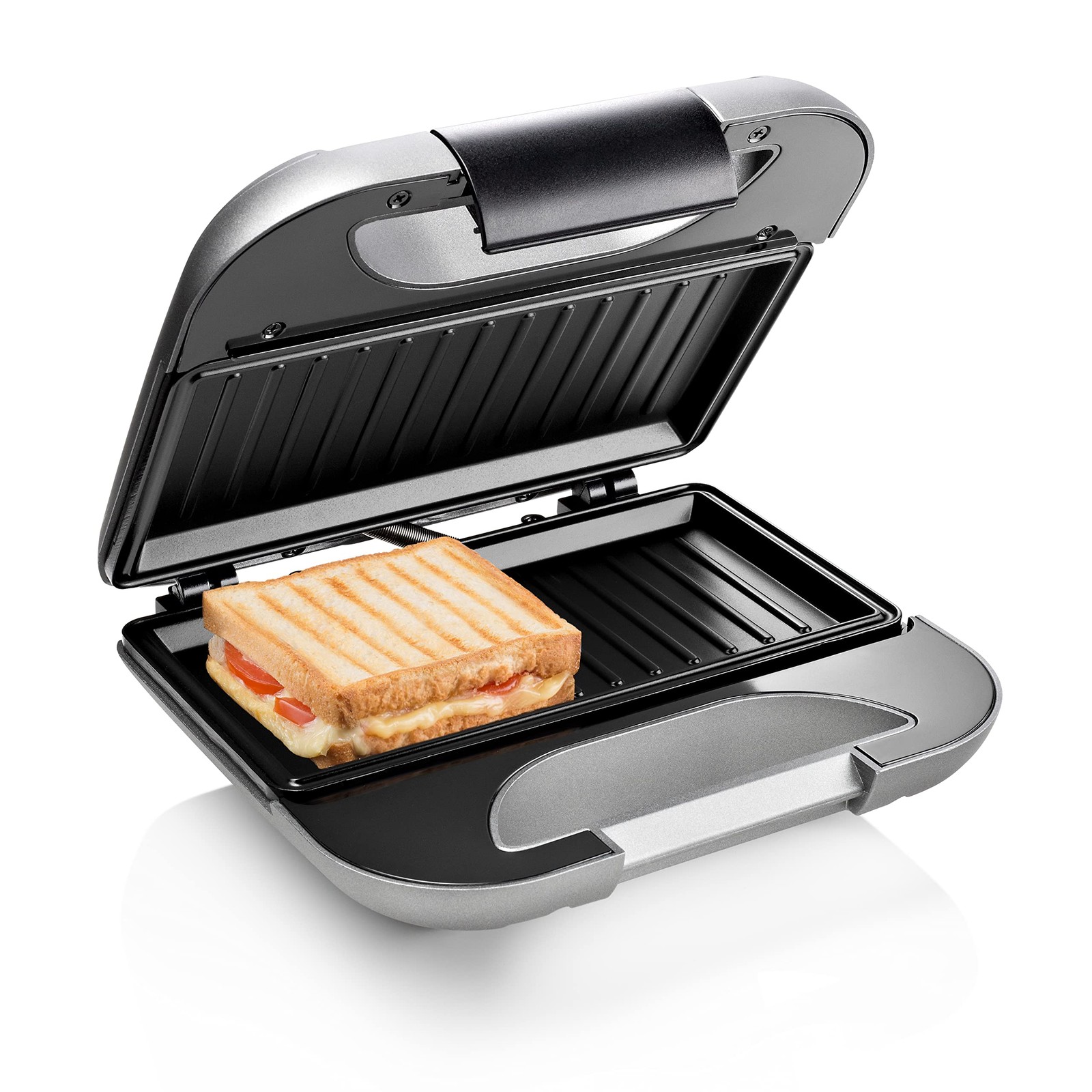 Princess 127003 Tostapane: Piastre Grill Antiaderenti e Finiture Inox