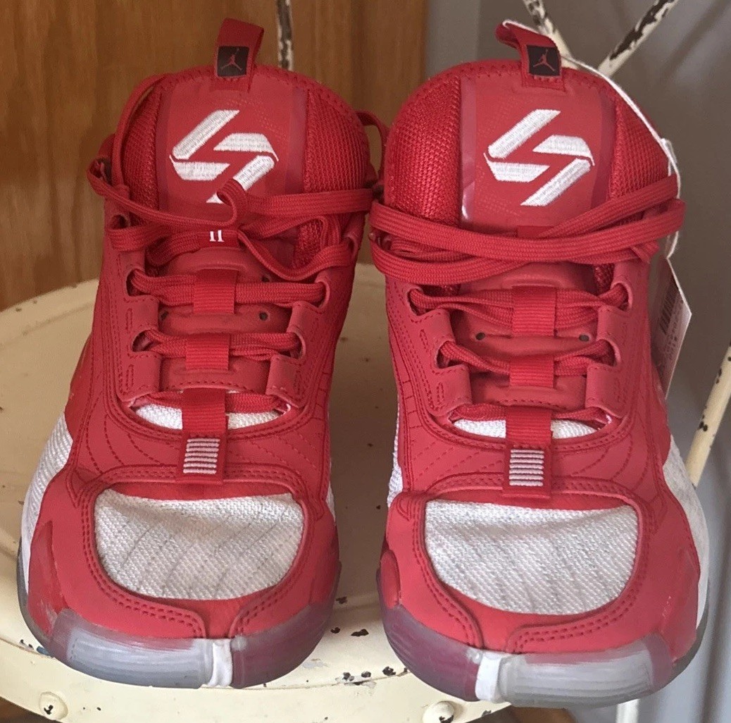 Nike Air Jordan Luka 2 Men's Shoes Red And White Size 9.5