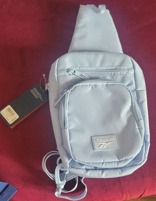 REEBOK Cosmos Crossbody Sling Bag Back Pack  Lightweight Baby Blue 