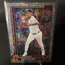 2025 Topps Series 1 Celebration  BRAYAN ROCCHIO  #194  Confetti Foil Parallel
