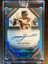 2025 Topps Tier One Baseball Jeff Bagwell Signed On card Auto 1/1 Astros