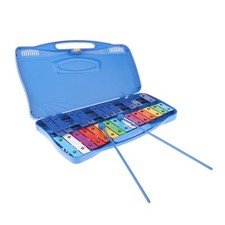 25 Note Xylophone Perfectly Tuned Glockenspiel for Children Beginners Adult Blue