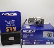 Olympus Stylus 600 Digital 6.0MP Digital Camera - Silver Working Box