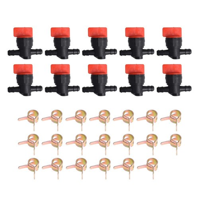 #ad 10 Pcs HeavyDuty Fuel Shut Off Valve 1 4 Inch Inline for Mower Motorcycle Repai $14.95