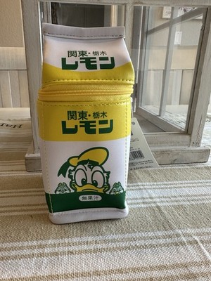 Tokyo Disney Store LEMON GYUNYU x DONALD DUCK CHIP & DALE CASE w/ LEMON CANDY 
