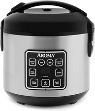 AROMA Digital 4-Cup Rice/Grain Cooker & Steamer