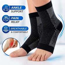 2 x Plantar Fasciitis Compression Socks Heel Foot Arch Pain Relief Support Pair