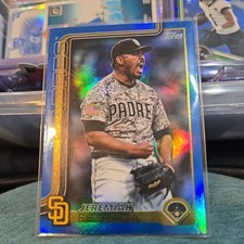 2025 Topps Update #US263 Jeremiah Estrada Blue Foil /150 SD Padres