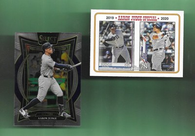 SUPER SHARP! 2023 Topps SPECIAL/2025 Panini Select Concourse Aaron Judge # 26 NY