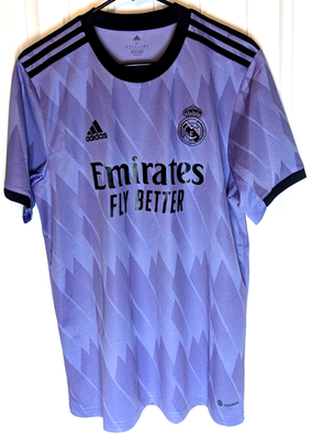Authentic Adidas Real Madrid Away Purple Jersey Shirt 2022 - 2023