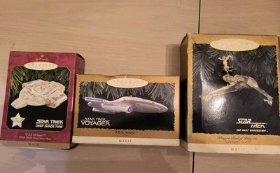 3 Hallmark Keepsake Ornaments Magic Collection Star Trek