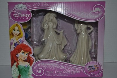Disney Princess Paint Your Own Statue Kit Ariel & Rapunzel