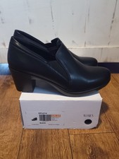 Women Chunky Heel Pump Shoe Low Block Heel Slip On Work Comfort Dress Pump Shoes