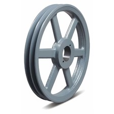 1/2 In To 1-1/2 In Quick Detachable Bushed Bore 2 Groove V-Belt Pulley 13.75 In