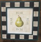 Vntg 4 Piece Set John Richard Collection Framed Prints Peach Plum Apple Pear — photo 2