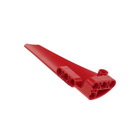 1x Lego Technic Panels Fairing 5 Red Long Lines Side A 9394 64681pb021