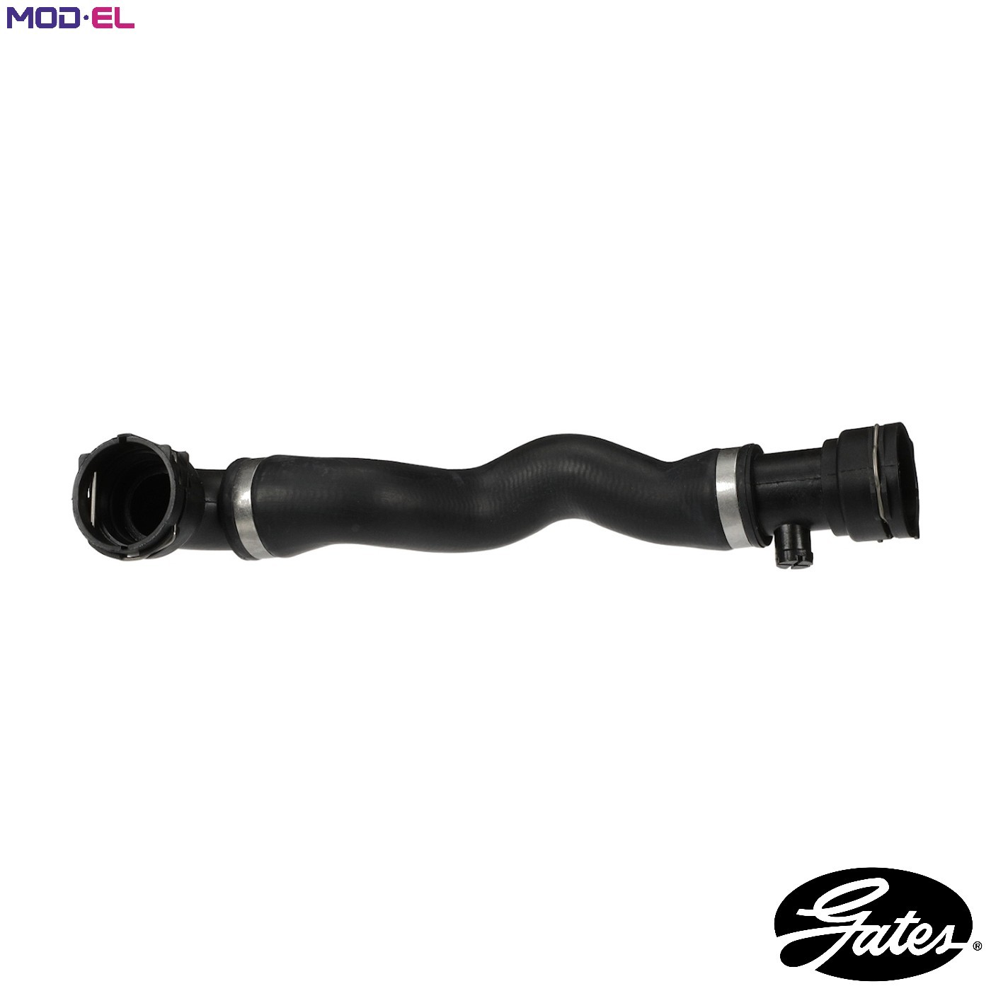 Fits GATES GAT3937 Radiator Hose GAT3937 Cooling system rubber hose top L (46mm - Image 15