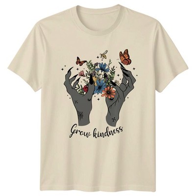 Grow Kindness T-Shirt Boho Goth Witchy Natur Geburtstag Geschenk für Sie und Ihn