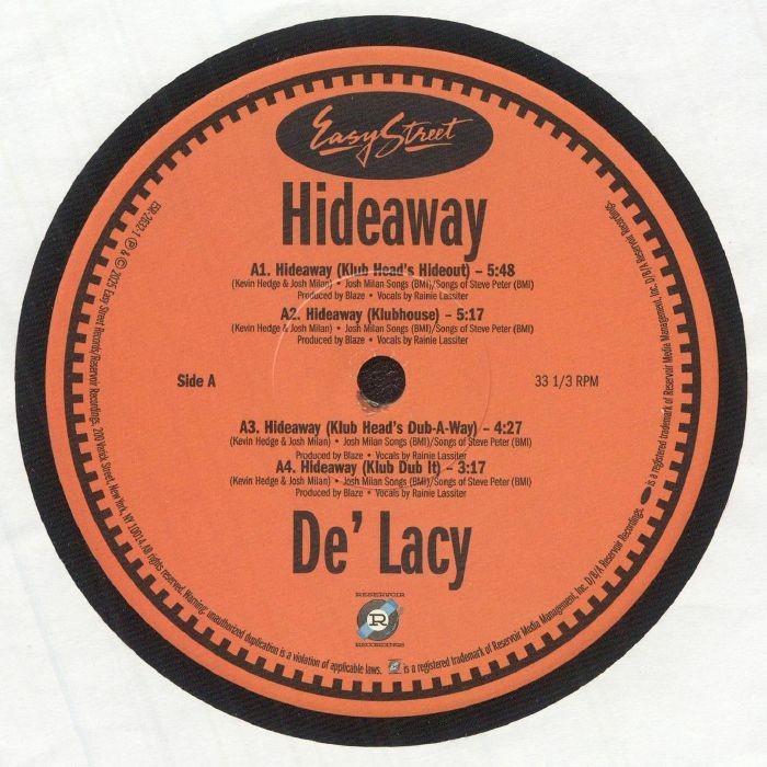 DE'LACY - Hideaway (reissue) - Vinyl (12"")