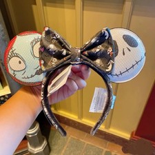 Loungefly Nightmare Before Christmas Sally Jack Disney Parks Ears Headband 2025