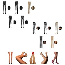 US 1Pc Women Sparkly Rhinestones Tights Seamless Thin Stocking Stage Shows Party