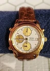 VINTAGE SEIKO 7T32-7C69 ALARM QUARTZ MEN WATCH JAPAN MADE