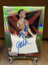 2026 Topps Chrome WWE Chad Gable Red Brand Auto Autograph Green Refractor #/99